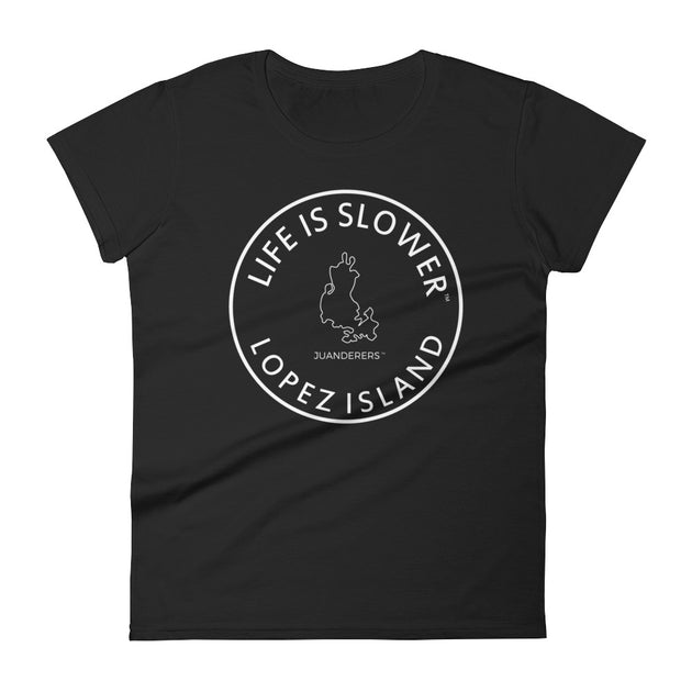 JUANDERERS ™ Lopez Island Map T-Shirt