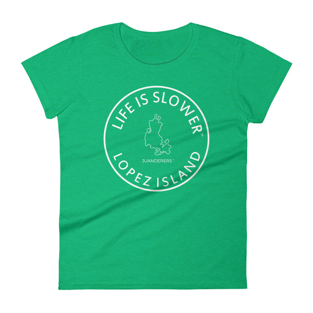 JUANDERERS ™ Lopez Island Map T-Shirt