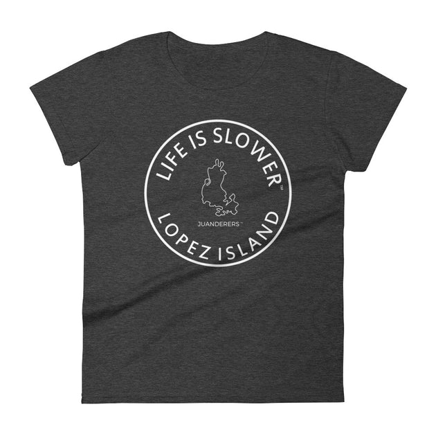 JUANDERERS ™ Lopez Island Map T-Shirt