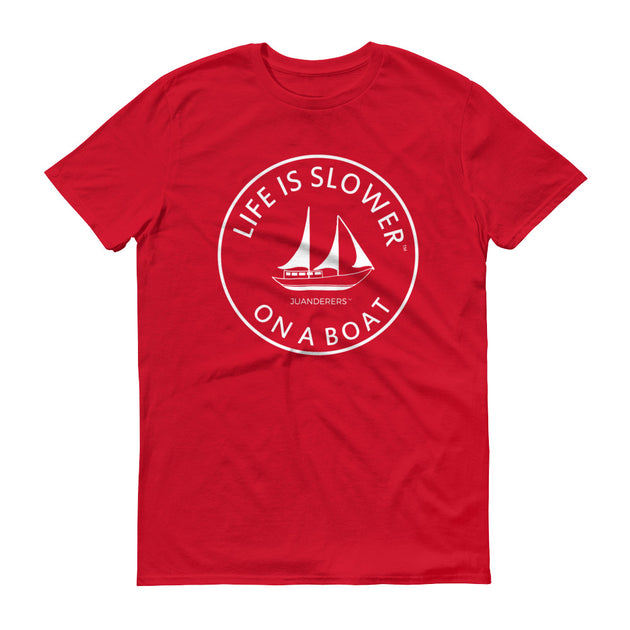 Life is slower™ | Short-Sleeve T-Shirt | Boat