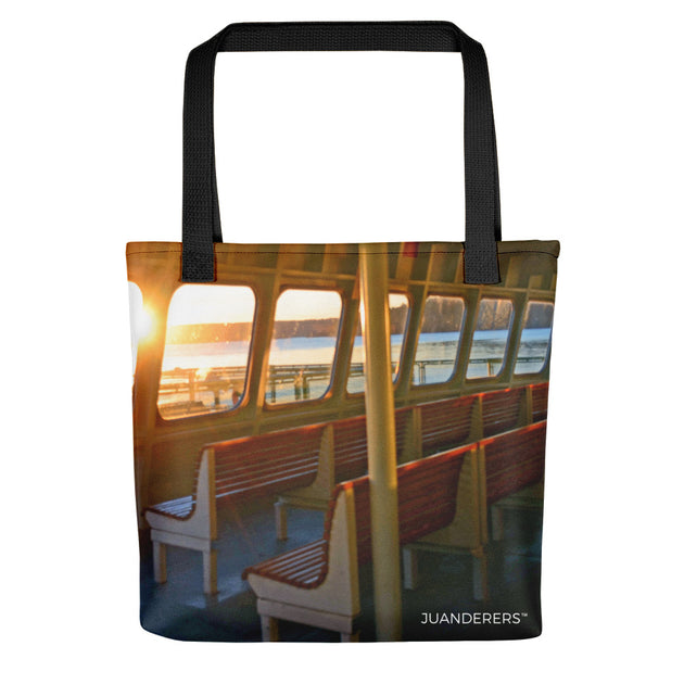 Merchandise | Full Print Tote bag | Ferry Benches