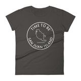 Time to be ™ | Women's short sleeve t-shirt | San Juan Map